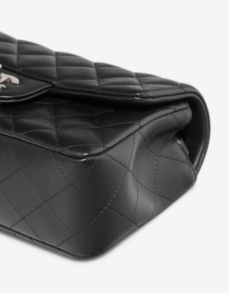 Chanel Timeless Mini Rectangular Lamb Black Signs of wear | Sell your designer bag