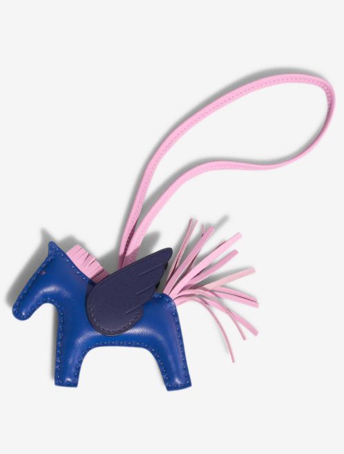 Hermès Rodeo Pegasus PM Lamb Mauve Pâle / Bleu France / Bleu Nuit Front | Sell your designer bag