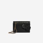 Chanel Chocolate Bar Camelia Clutch Tweed / Patent / Lamb Black Front | Sell your designer bag