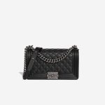 Chanel Boy Medium Caviar Black Front | Sell your designer bag