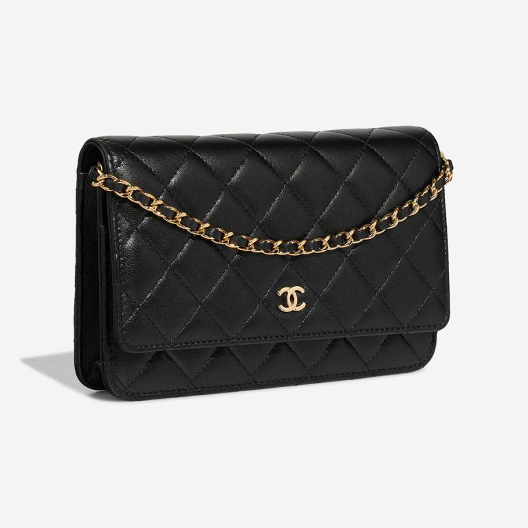 Chanel Timeless Wallet On Chain Lamb Black | Sell your designer bag