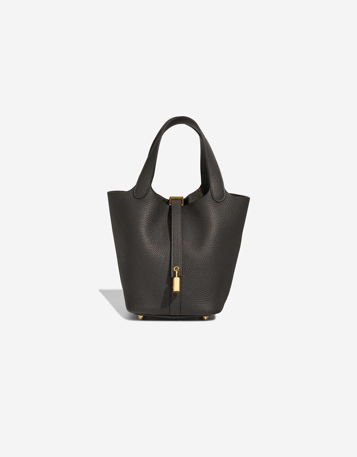 Hermès Picotin 18 Clémence Dark Bronze | SACLÀB