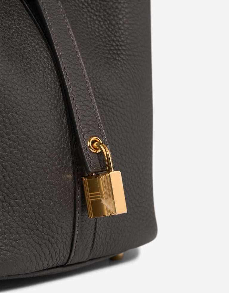 Hermès Picotin 18 Clémence Dark Bronze Closing System | Sell your designer bag