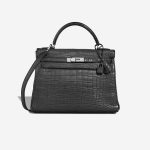 Hermès Kelly 32 Alligator Graphite Front | Sell your designer bag