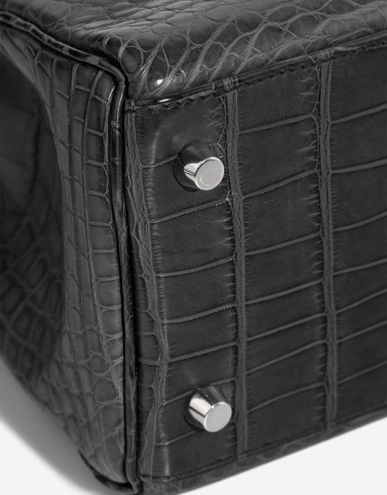 Hermès Kelly 32 Alligator Graphite Signs of wear | Sell your designer bag