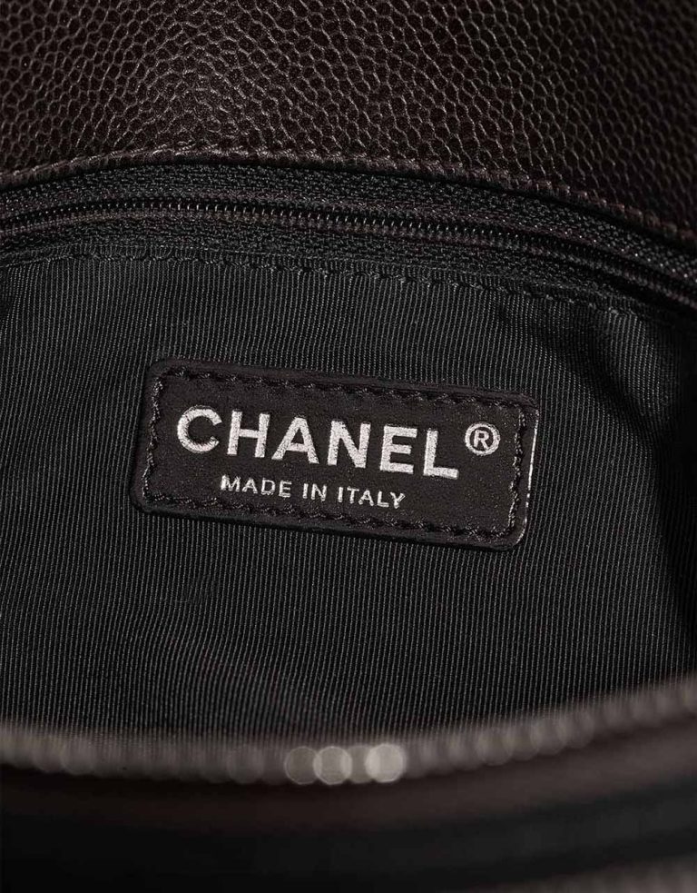 Chanel Grand Shopping Tote Caviar Brown Logo | Sell your designer bag