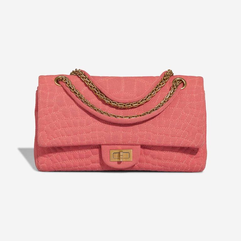 Chanel 2.55 Reissue 225 Canvas Rose Front | Sell your designer bag