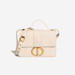 Dior 30 Montaigne Calf White Front | Sell your designer bag