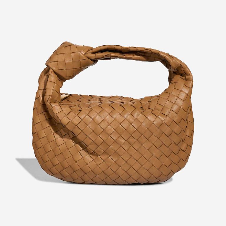 Bottega Veneta Jodie Teen Lamb Brown Front | Sell your designer bag