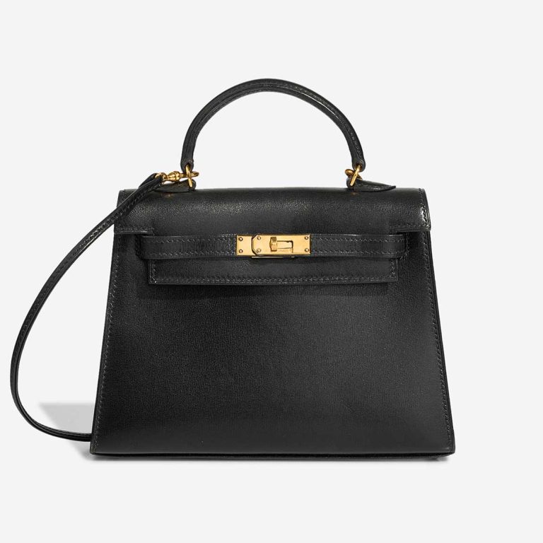 Hermès Kelly 15 Box Black Front | Sell your designer bag