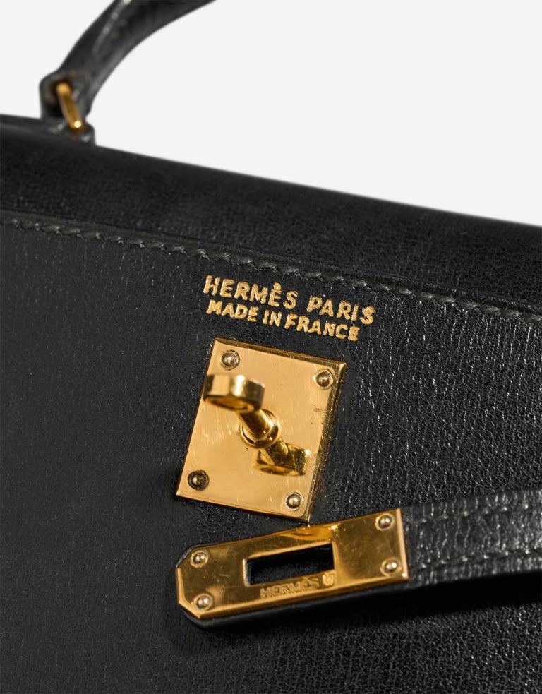 Hermès Kelly 15 Box Black Logo | Sell your designer bag