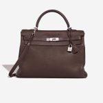 Hermès Kelly 35 Clémence Cacao Front | Sell your designer bag