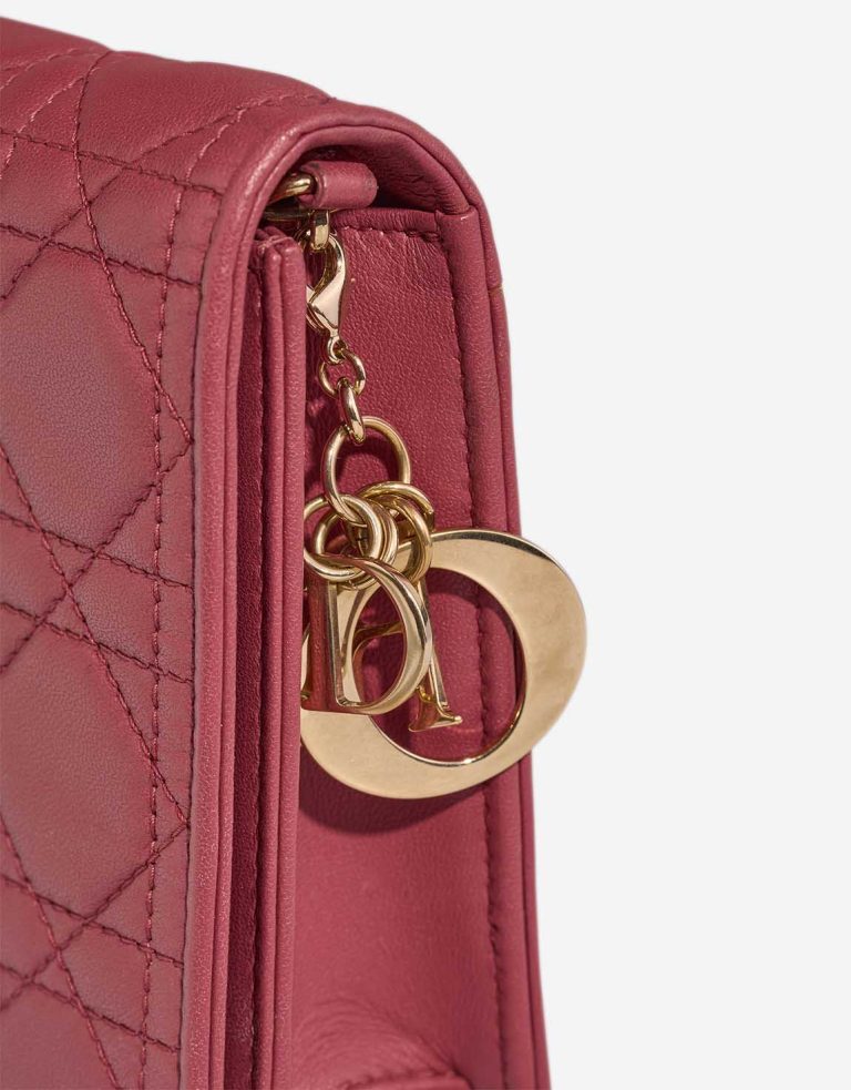 Dior Lady Pouch Lamb Red Closing System | Sell your designer bag