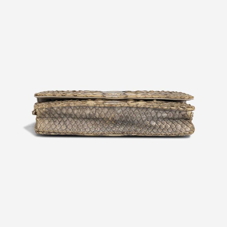 Chanel Wallet On Chain Python Beige / Gold | Sell your designer bag