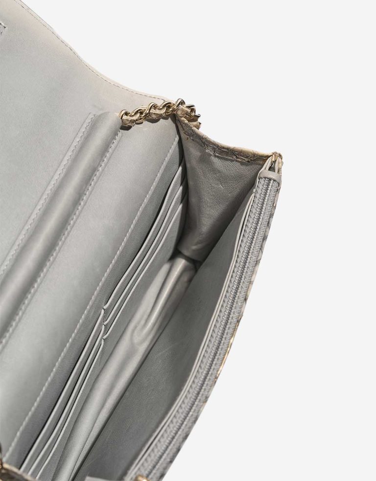 Chanel Wallet On Chain Python Beige / Gold Inside | Sell your designer bag
