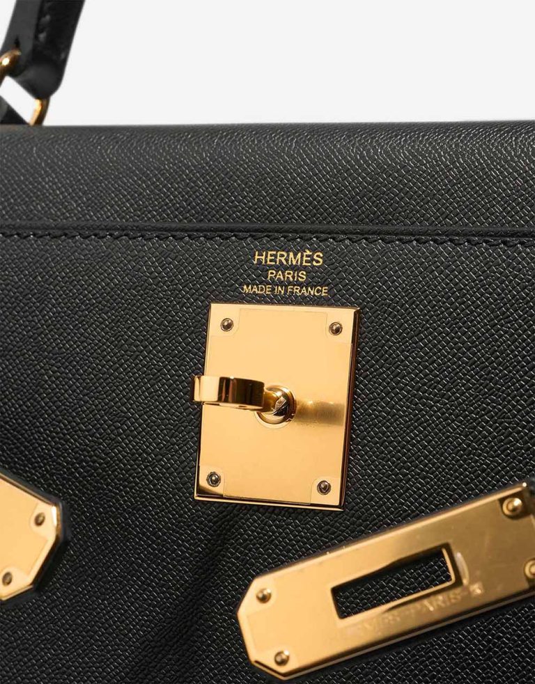 Hermès Kelly 28 Veau Madame Black Logo | Sell your designer bag