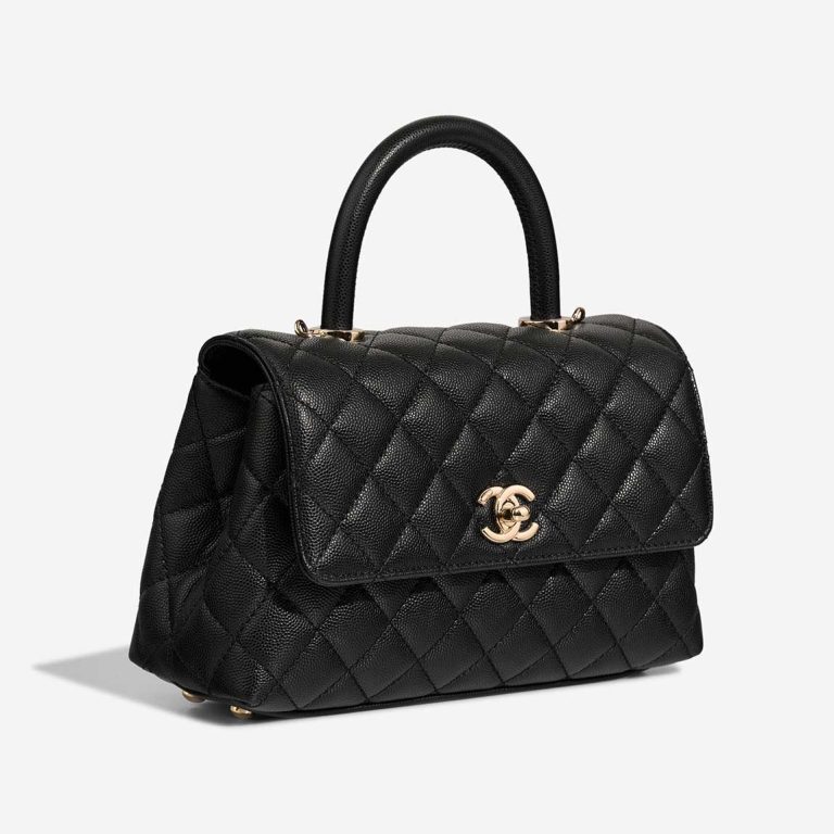 Chanel Timeless Handle Small Caviar Black | Sell your designer bag