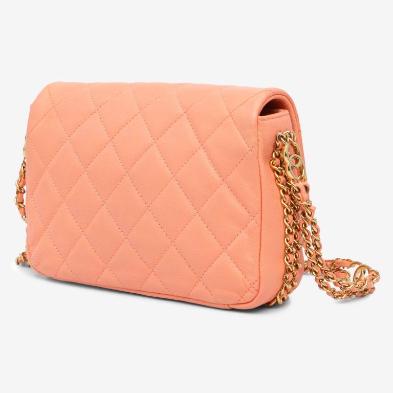 Chanel CC You Flap Bag Mini Caviar Orange | Sell your designer bag