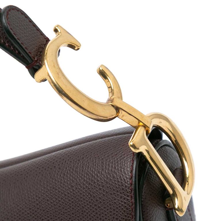 Dior Saddle Medium Calf Dark Brown Signs of wear | Sell your designer bag
