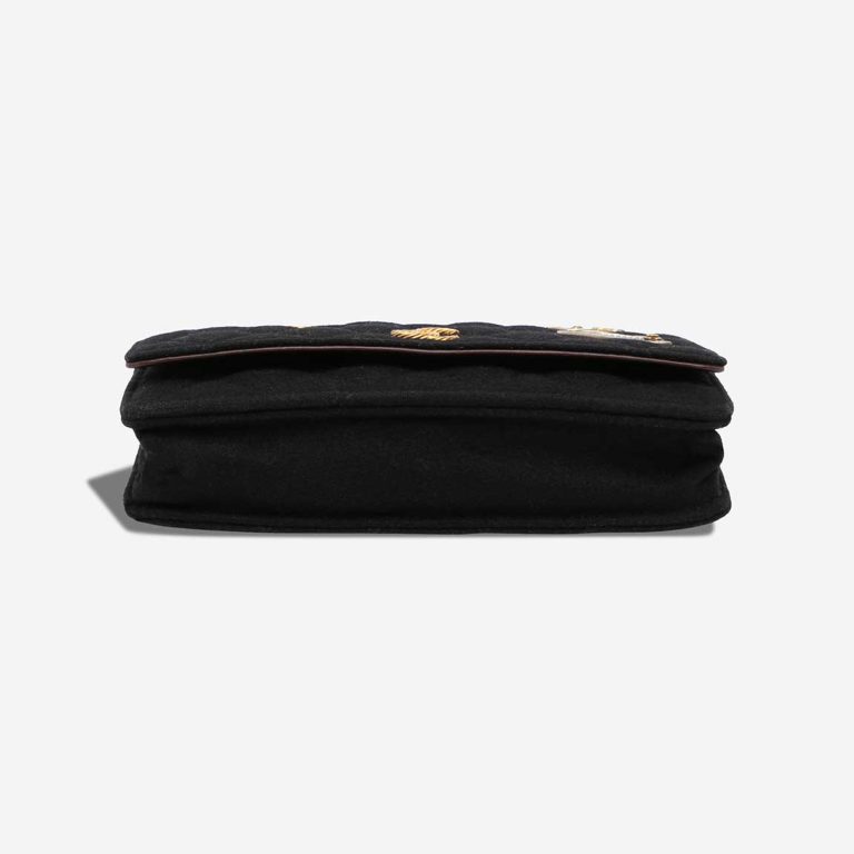 Chanel Wallet On Chain Paris-Hamburg Wool Black | Sell your designer bag
