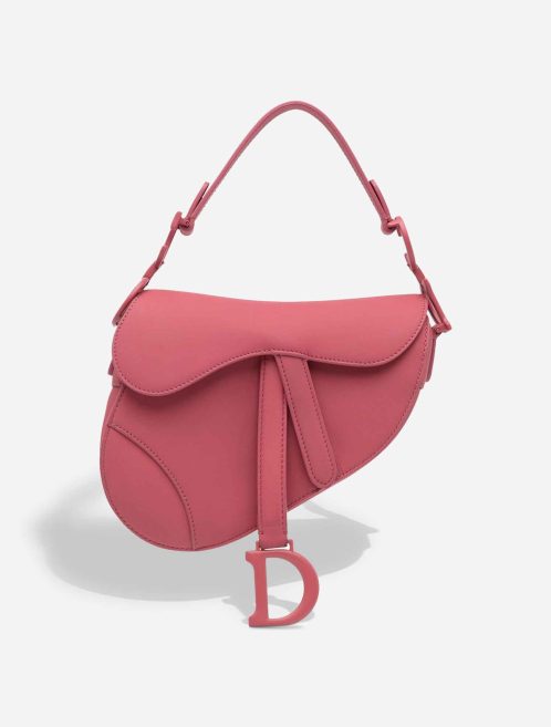 Dior Saddle Mini Calf Pink Front | Sell your designer bag