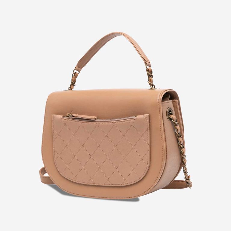 Chanel Flap Bag Coco Curve Calf Beige | Sell your designer bag