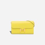Hermès Constance To Go Evercolor Lime Front | Sell your designer bag