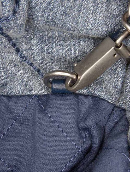 Chanel 22 Mini Denim Blue Signs of wear | Sell your designer bag