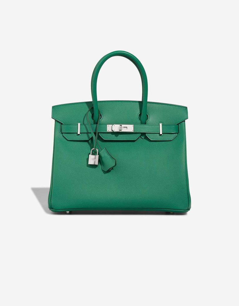 Hermès Birkin 30 Epsom Vert Vertigo Front | Sell your designer bag