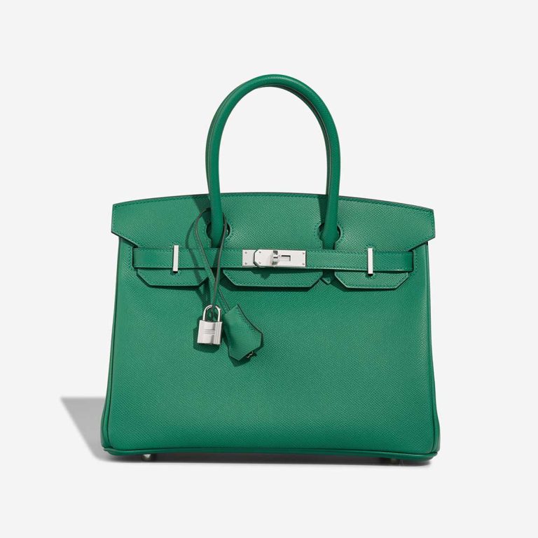 Hermès Birkin 30 Epsom Vert Vertigo Front | Sell your designer bag