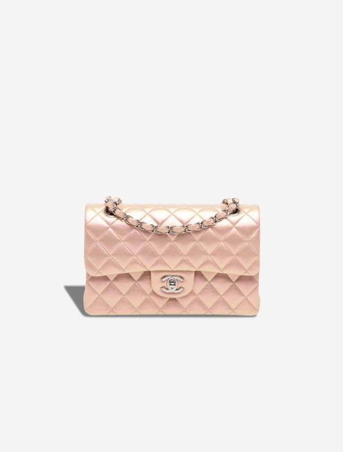 Chanel Timeless Small Lamb Light Pink / Iridescent Front | Sell your designer bag