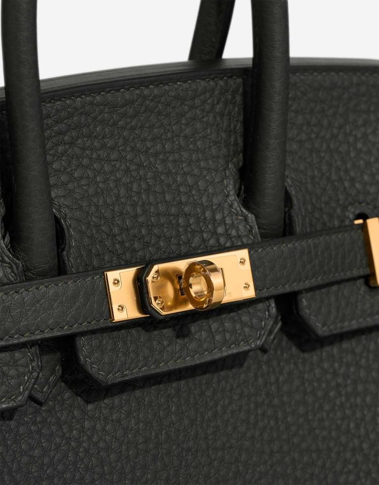Hermès Birkin 25 Togo Vert Foncé Closing System | Sell your designer bag