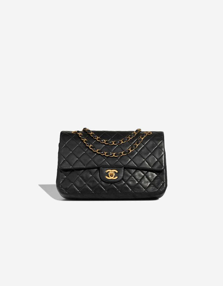 Chanel Timeless Medium Lamb Black Front | Sell your designer bag