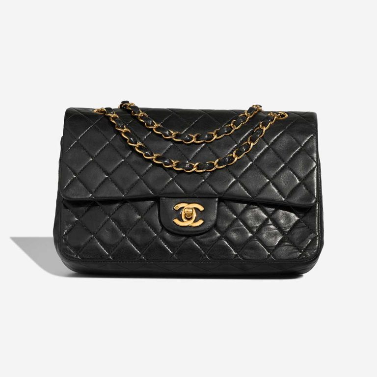 Chanel Timeless Medium Lamb Black Front | Sell your designer bag