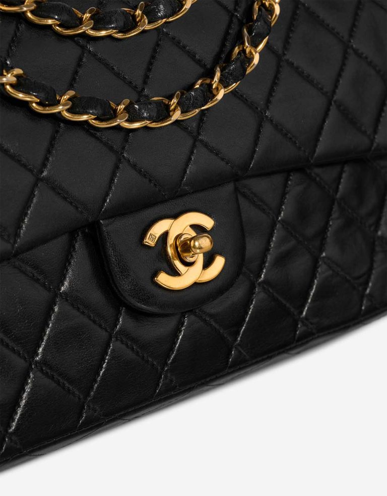 Chanel Timeless Medium Lamb Black Closing System | Sell your designer bag