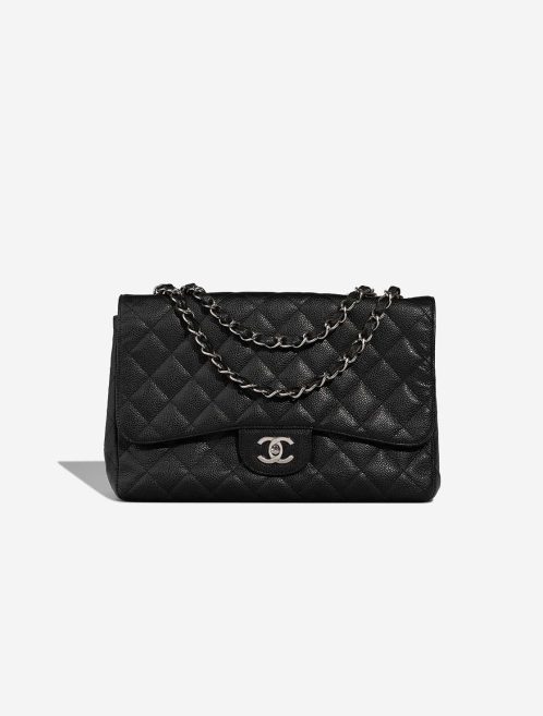 Chanel Timeless Jumbo Caviar Black Front | Sell your designer bag