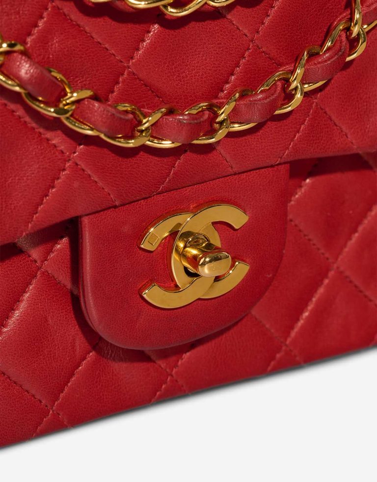 Chanel Timeless Small Lamb Red Closing System | Sell your designer bag
