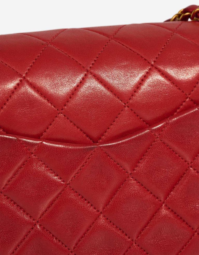 Chanel Timeless Small Lamb Red Signs of wear | Sell your designer bag