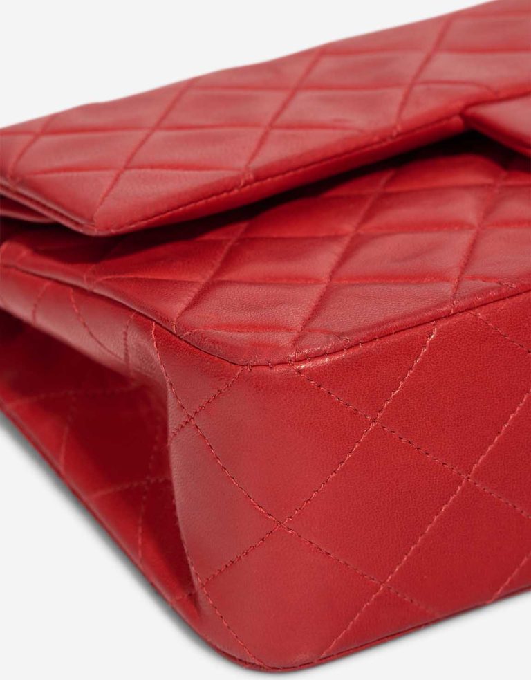 Chanel Timeless Small Lamb Red Signs of wear | Sell your designer bag