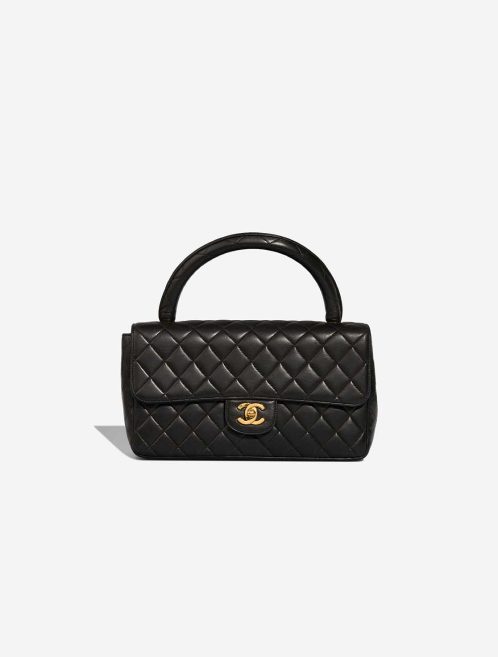 Chanel Timeless Handle Medium Lamb Black Front | Sell your designer bag