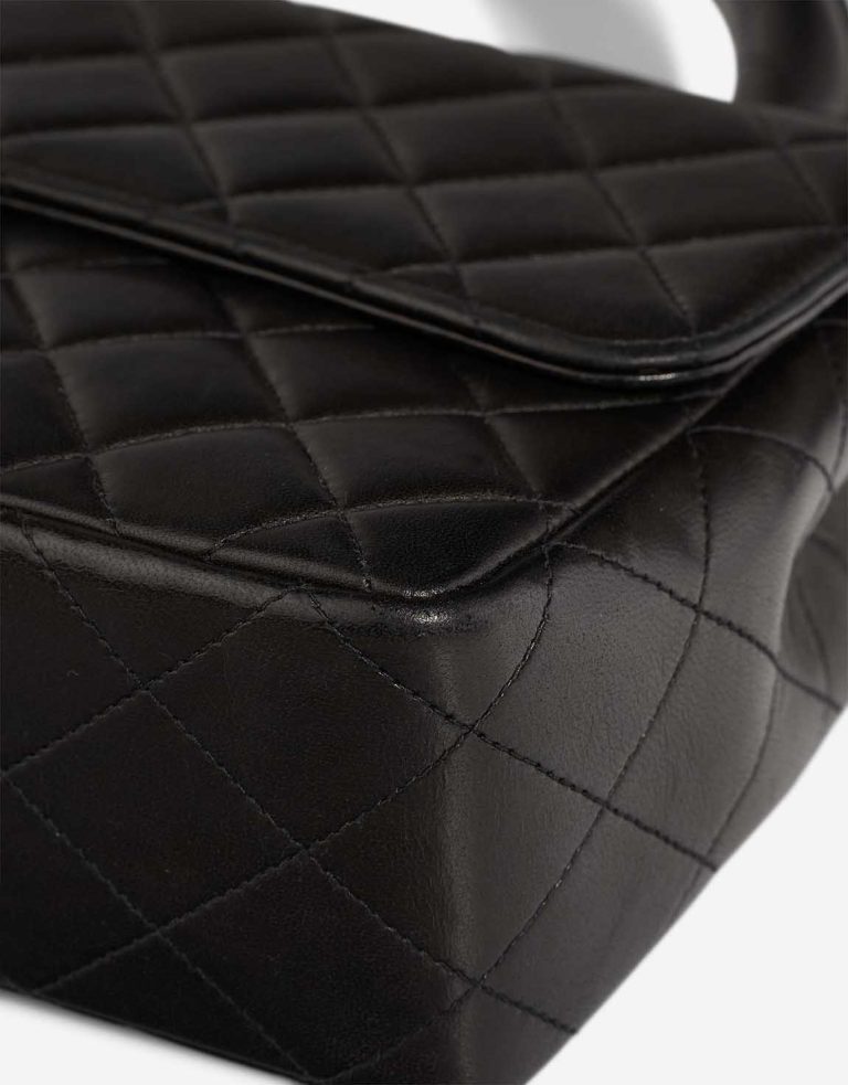 Chanel Timeless Handle Medium Lamb Black Signs of wear | Sell your designer bag