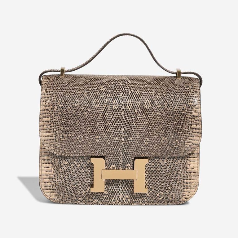 Hermès Constance 18 Lizard Désert Ombré Front | Sell your designer bag