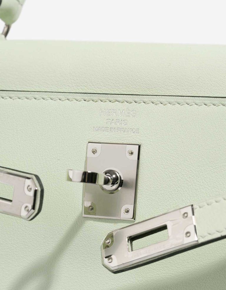 Hermès Kelly 25 Swift Vert Fizz Logo | Sell your designer bag