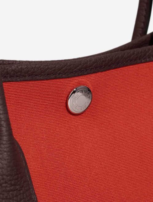 Hermès Garden Party 30 Toile / Veau Négonda Rouge Sellier / Capucine Closing System | Sell your designer bag