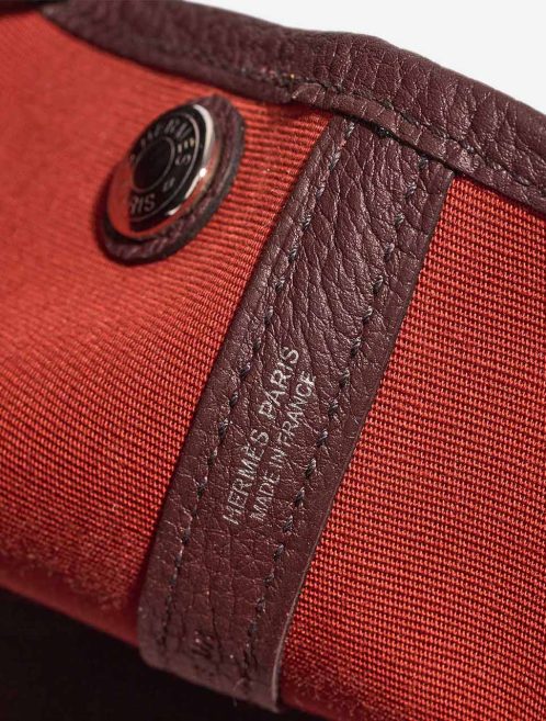 Hermès Garden Party 30 Toile / Veau Négonda Rouge Sellier / Capucine Logo | Sell your designer bag