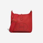 Hermès Evelyne 29 Taurillon Clémence Rouge Vermillon Front | Sell your designer bag