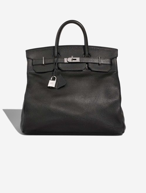 Hermès Haut à Courroies 40 Clémence Black Front | Sell your designer bag