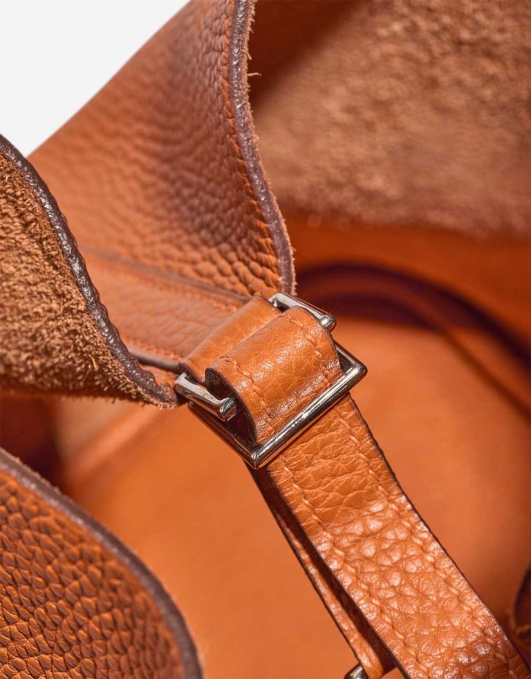 Hermès Picotin 22 Clémence Orange Closing System | Sell your designer bag