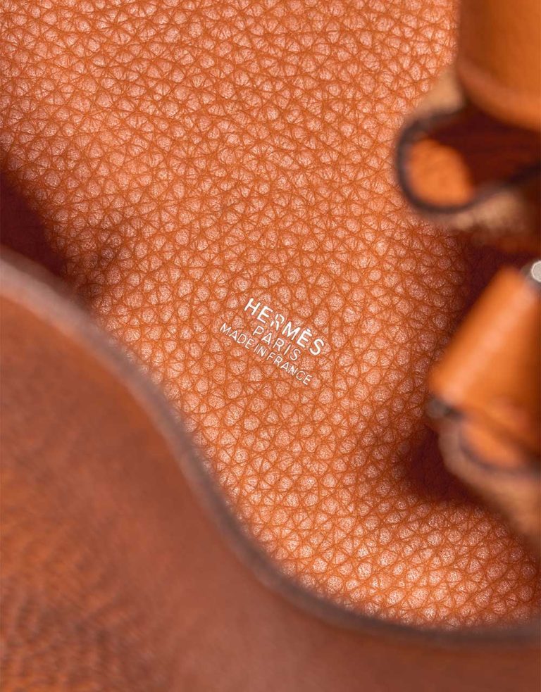Hermès Picotin 22 Clémence Orange Logo | Sell your designer bag