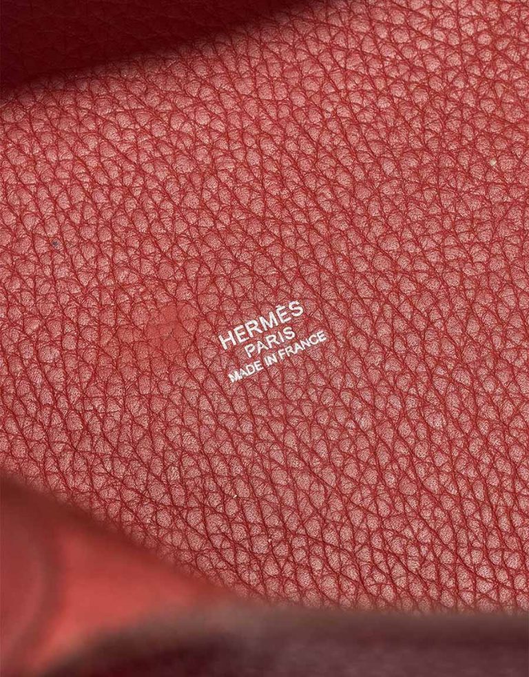 Hermès Picotin 22 Clémence Rouge Grenat Logo | Sell your designer bag
